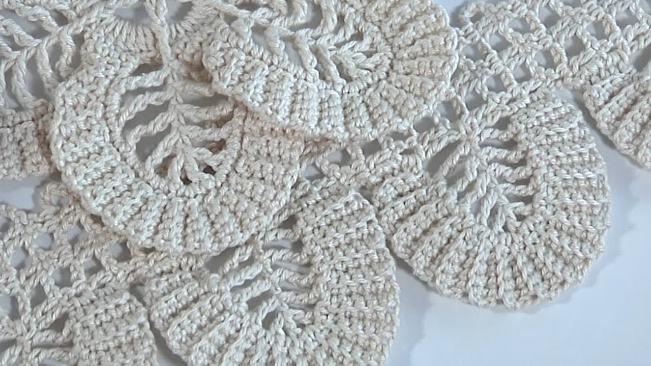 TRIM BORDER Ribbon in Lace Style.Crochet Complex Stitch.Author's idea