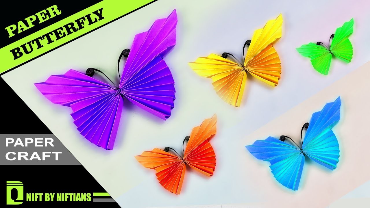 ???? 3D Origami Paper Butterfly | Paper Craft [Dezine Quest]