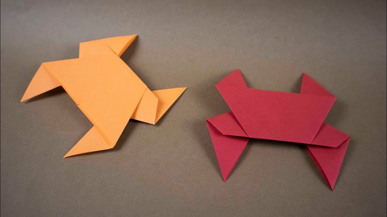 Come fare una Granchio Origami | Origami Crab ????