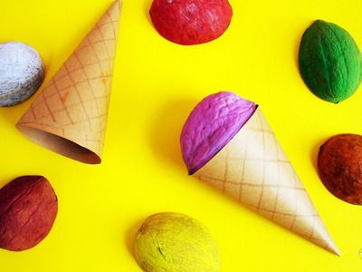 Lody | Wakacje | Zabawa w lody | Praca plastyczna. Ice cream crafts for preschoolers