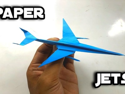Origami pesawat jet - Tsubaku Channel
