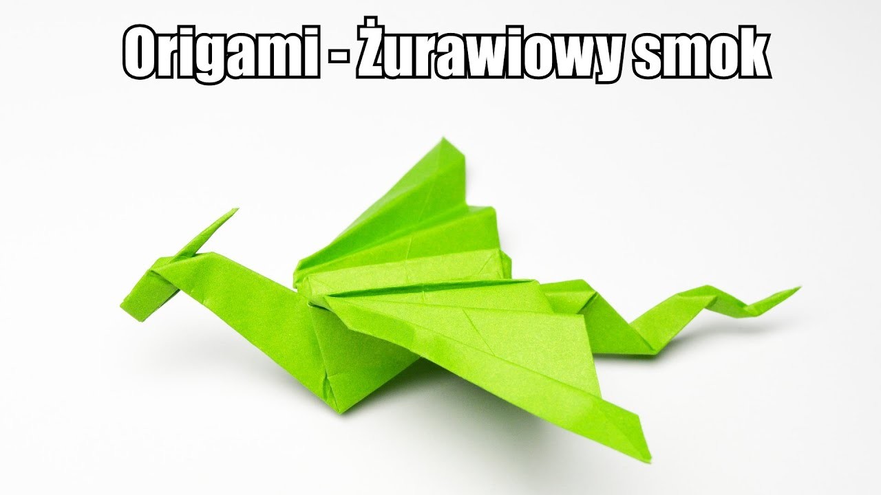 Origami - Żurawiowy smok