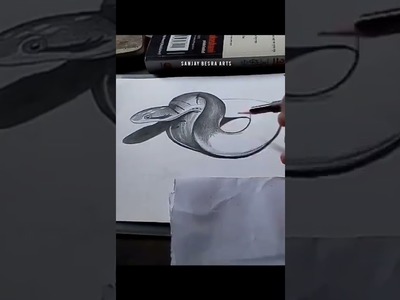 3D Snake Painting #shorts