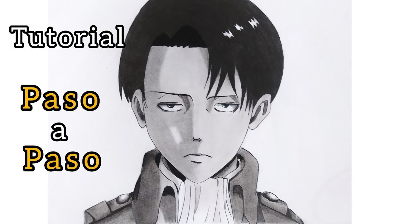 Como Dibujar a LEVI ACKERMAN facil paso a paso ( SHINGEKI NO KYOJIN )