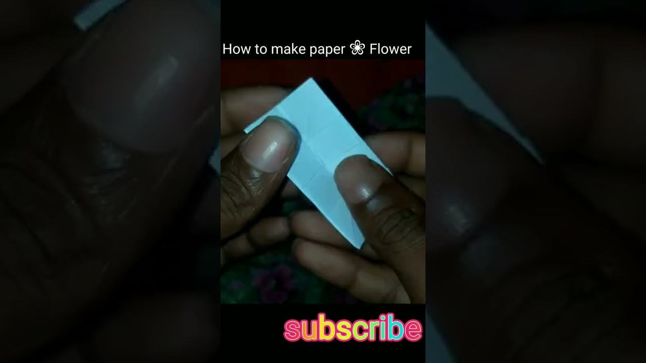 কাগজ দিয়ে ফুল বানানো।How to make paper flower।#shorts #origami #paper craft