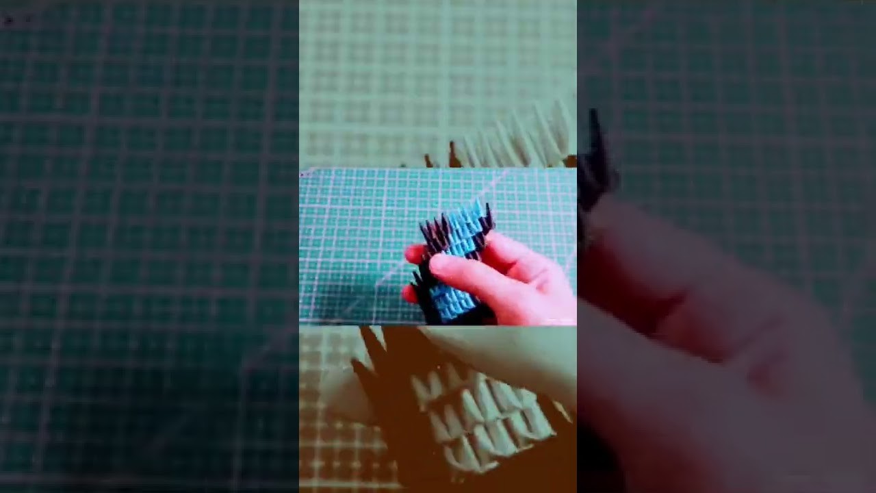 3d origami number 7