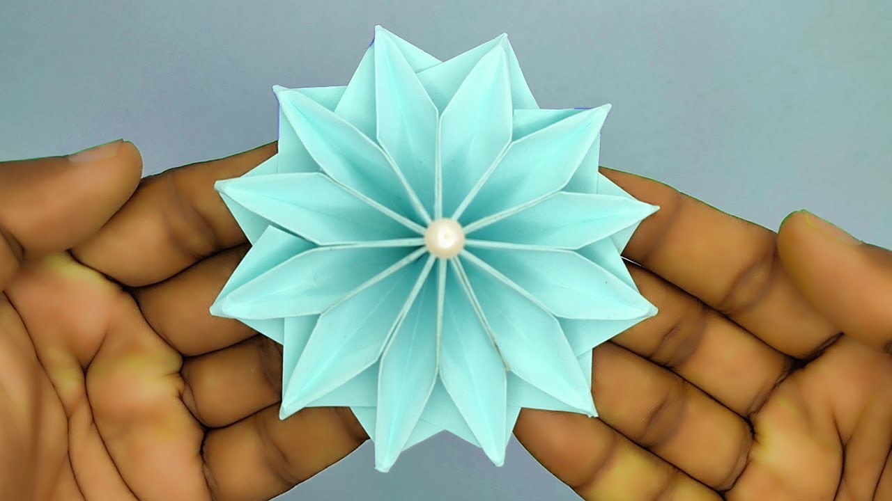3D Paper Snowflakes DIY | Origami Paper Snowflakes | Crafts - RGB PAPER CRAFTS