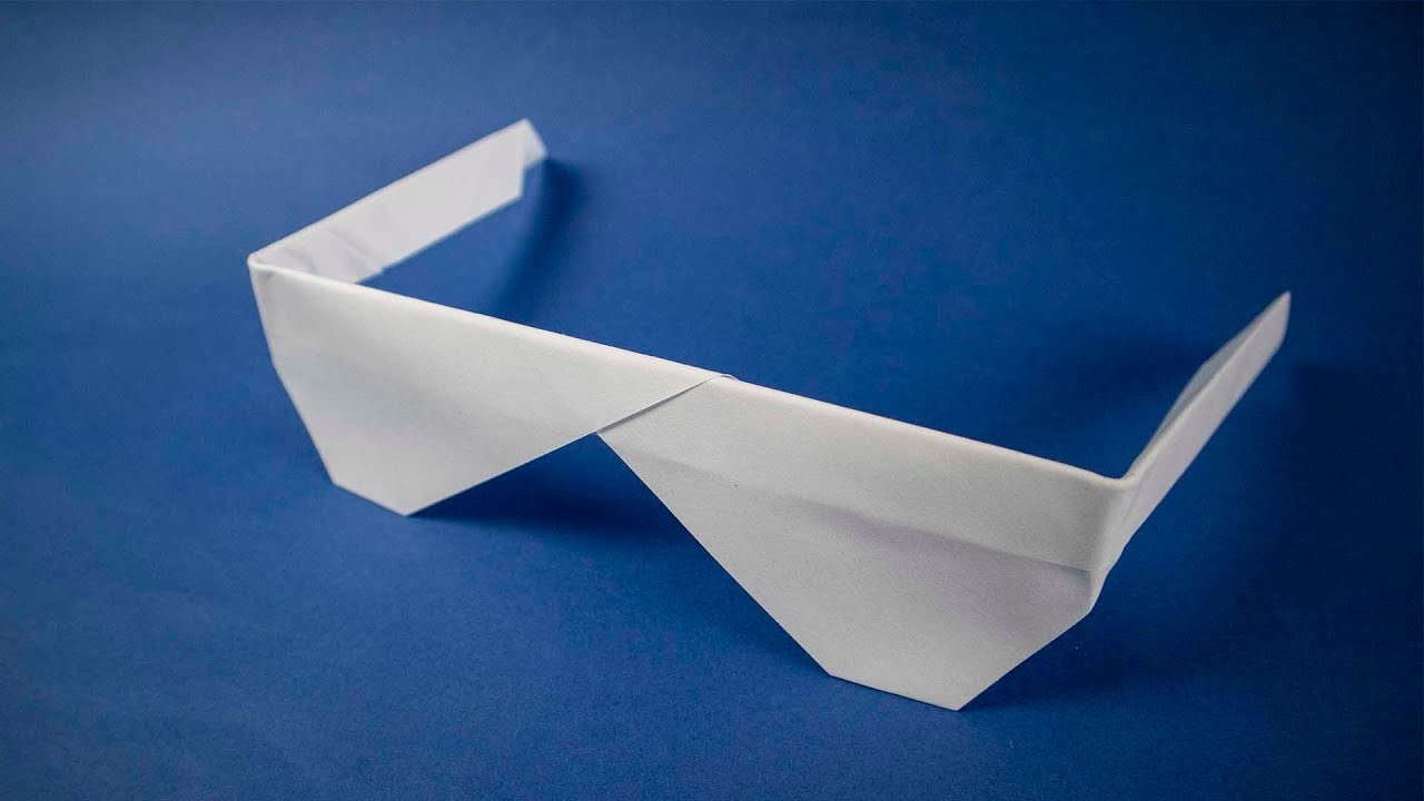 Come fare gli occhiali con l'origami ????️