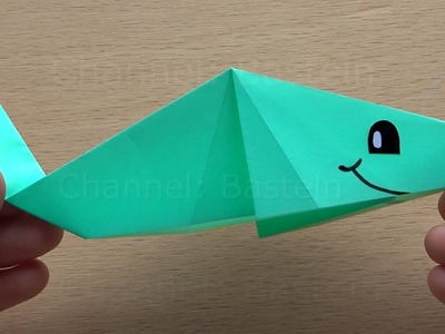 Origami Fisch basteln mit Papier - Fische basteln als Geschenk oder Deko