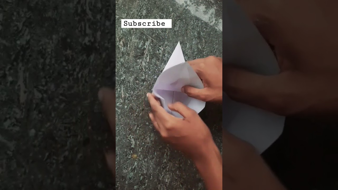 Origami paper crane.  diy paper crane.  subscribe
