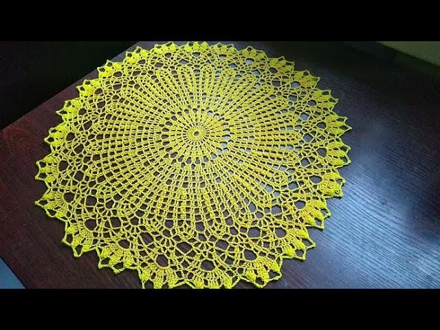 Serwetka "Słoneczko"na szydełku cz.1.2-crochet doily