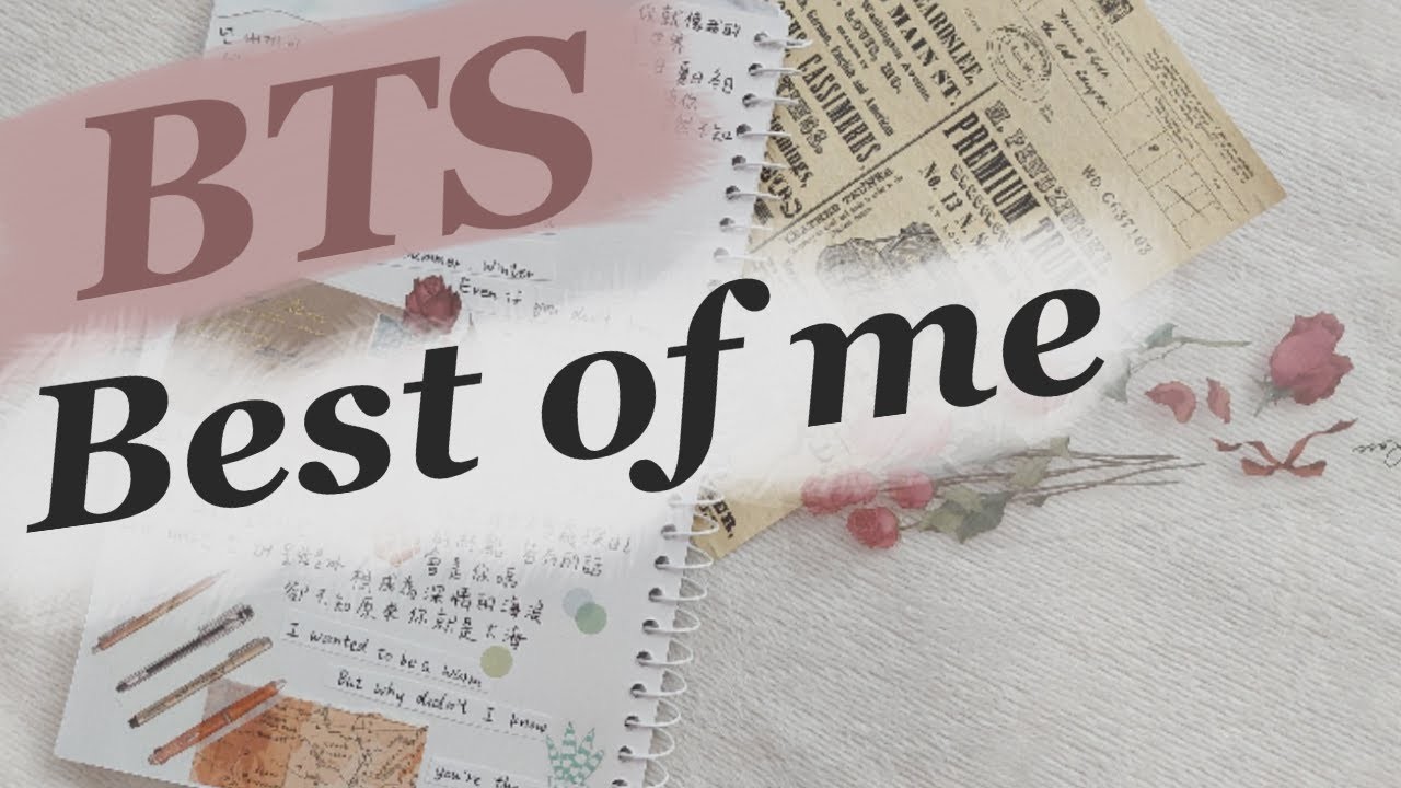 BTS (방탄소년단) Best of me 歌詞手帳本(lyrics notebook) 防彈少年團 學韓文日記