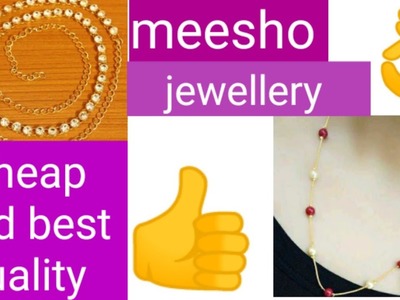 Meesho haul#meesho jewelleryhaul#hipbelt#chainhaul#ccheap& best quality jewellery k