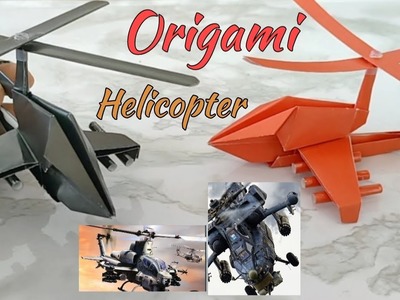 Origami Helicopter | Easy Origami Helicopter