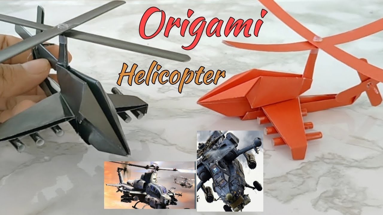 Origami Helicopter | Easy Origami Helicopter
