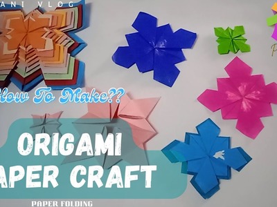 #poorani_vlog |Origami Paper Crafts|Paper folding Tutorial poorani Vlog #paper_craft #pv_Origami