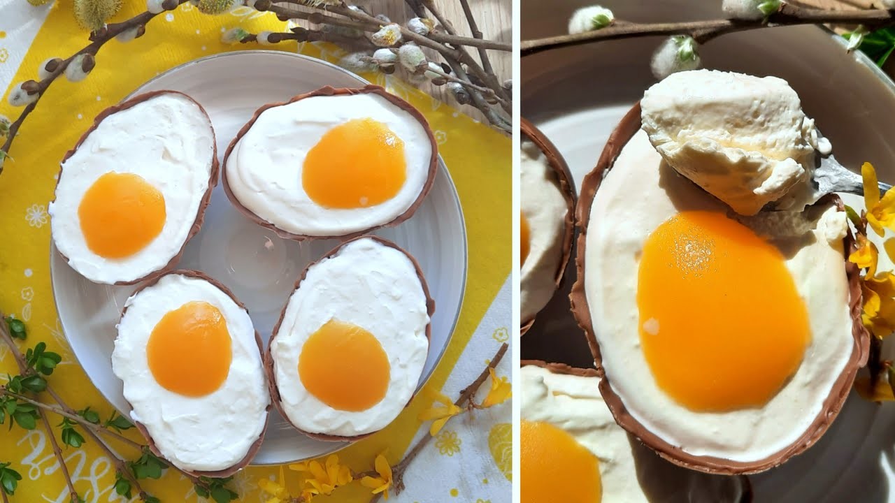 Wielkanocny Deser czyli Waniliowe Jajka w Czekoladzie - pyszny i łatwy przepis