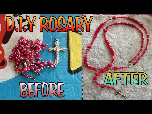 D.I.Y Red ROSARY || Tita Bunz