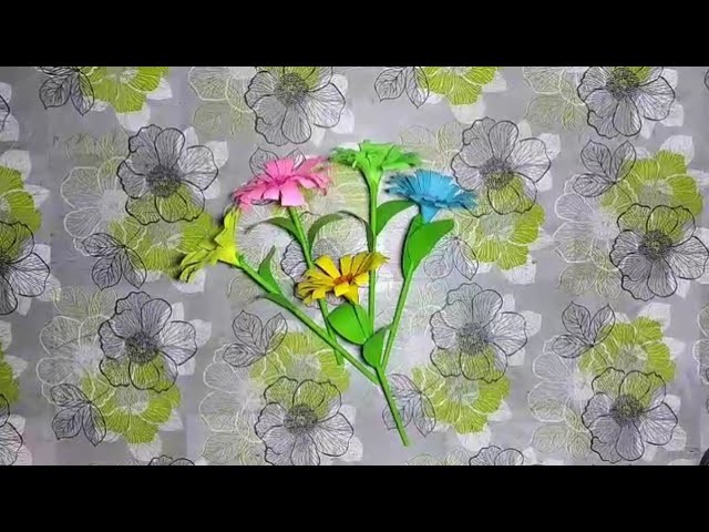 Flower ???? 3D Paper Art || J Ravi || फूल