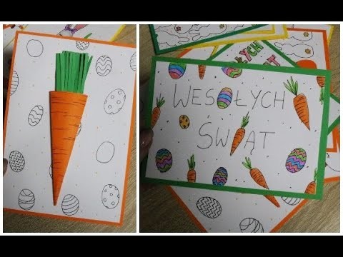 Ręcznie robione kartki wielkanocne | Easter cards DIY